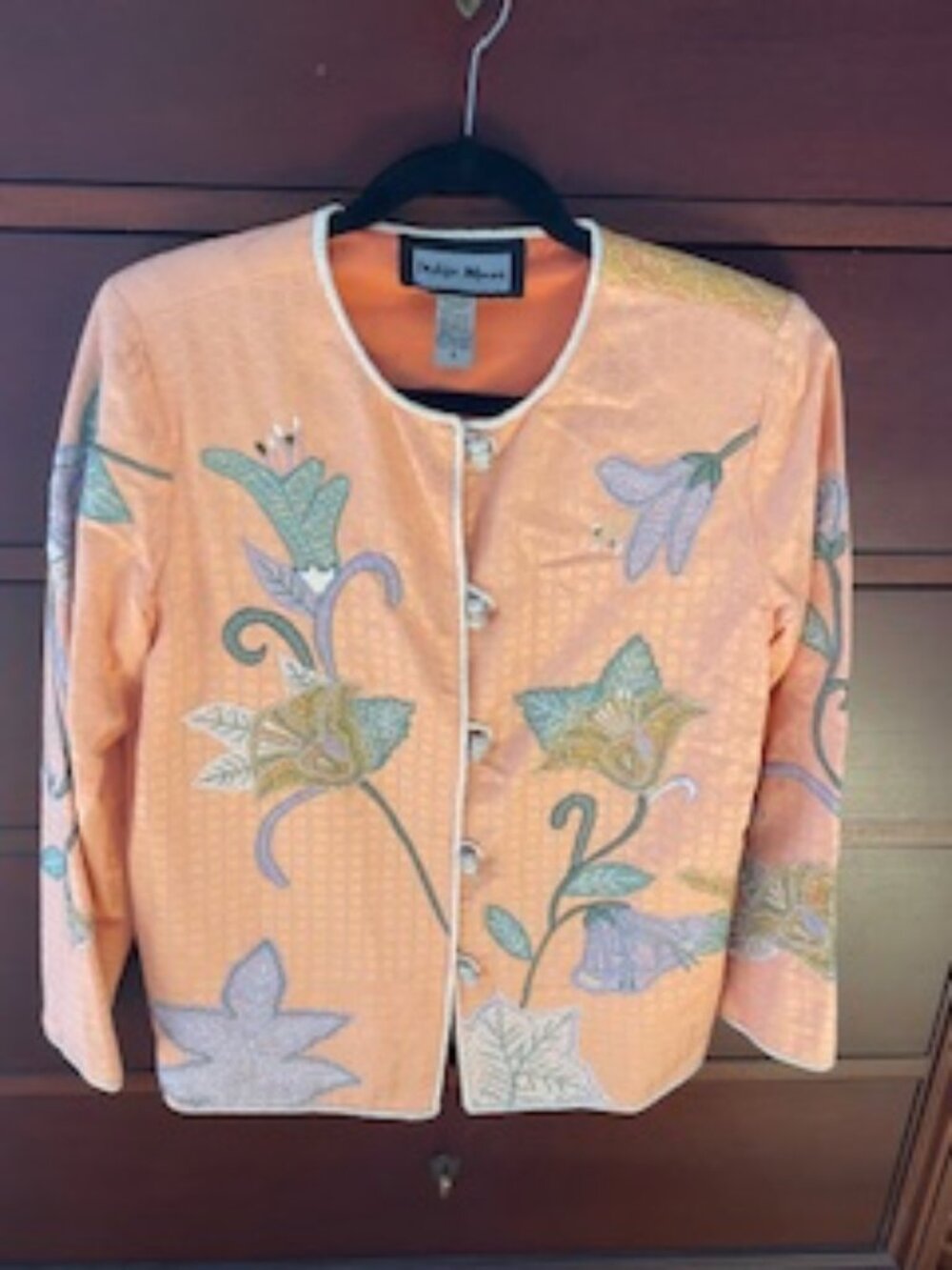 Indigo Moon Embroidered Jacket